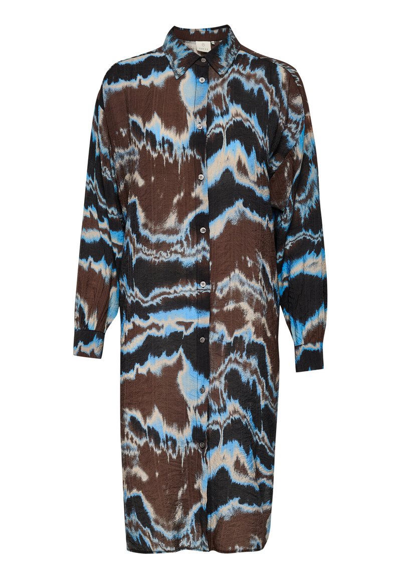 Kaffe Blousejurk bruin Kaffe Blousejurk bruin