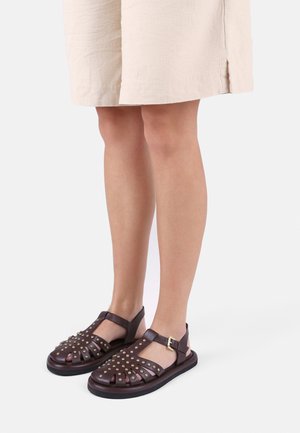 HARPERR - Riemensandalette - chocolate