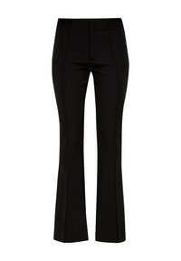 QS MIT BIESEN - Broek - schwarz