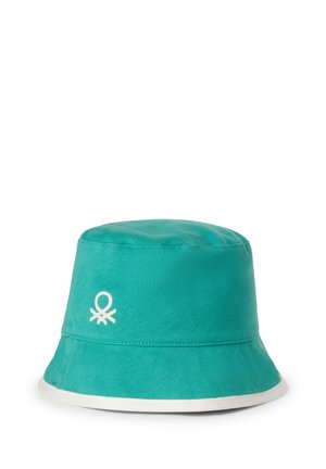 REVERSIBLE WITH TROPICAL PRINT - Hat - green