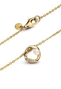 Pandora SHAPED PAVÉ CIRCLE COLLIER - Náhrdelník - gold plated
