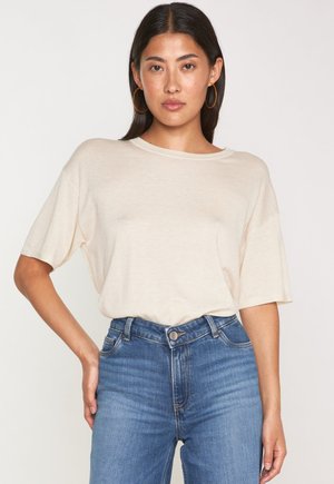 BENSON - T-shirt basic - beige