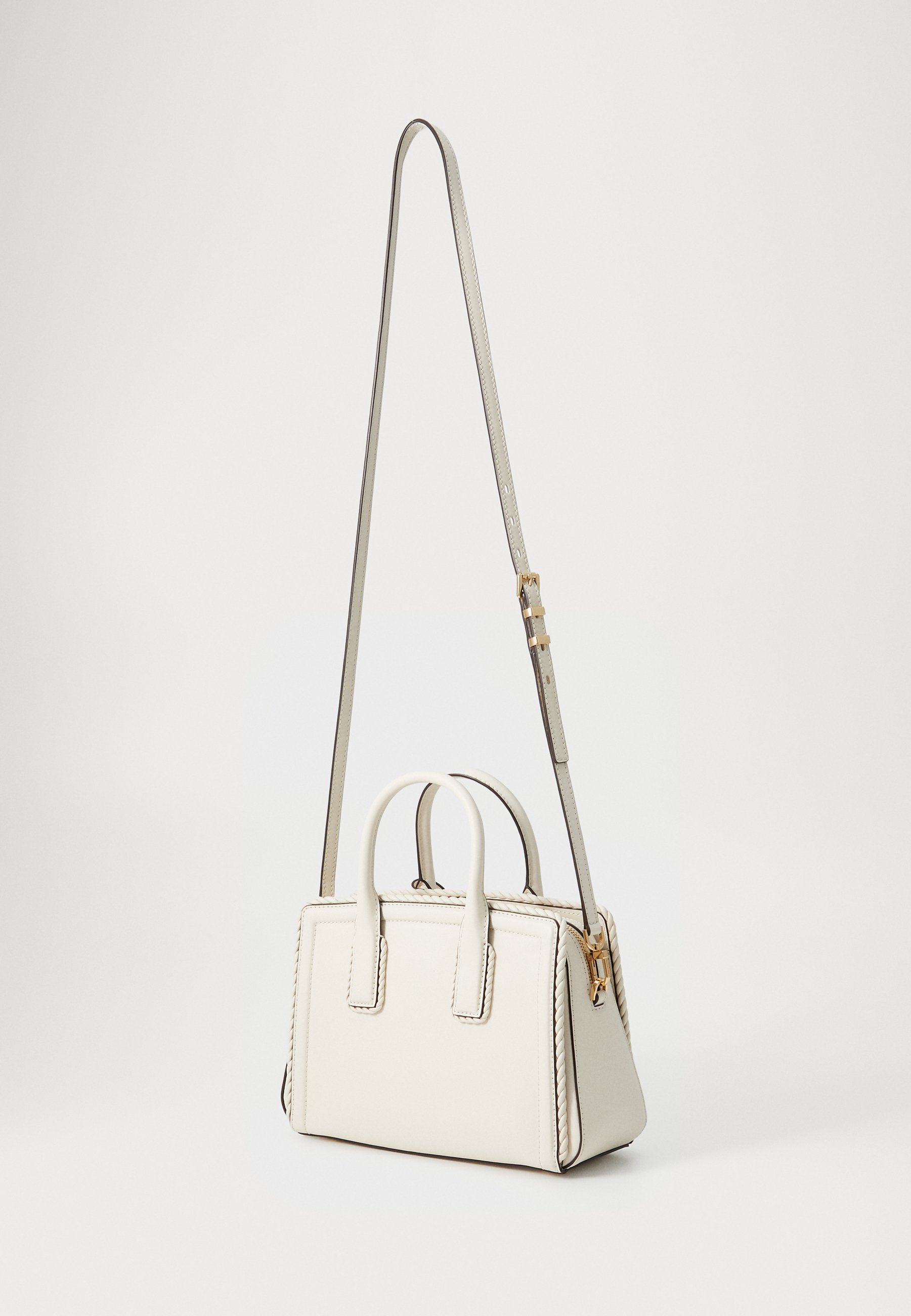 まい MICHAEL Michael Kors LAILA SATCHEL - Geantă de mână - light cream