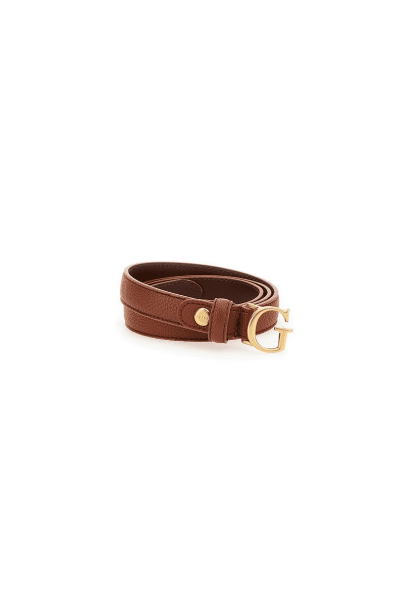 Guess MIT LOGOSCHRIFTZUG Belt braun/brown Zalando