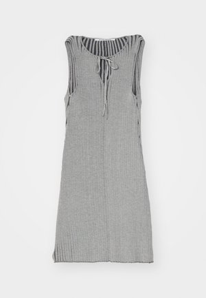 DIXIE DRESS - Strickkleid - light grey