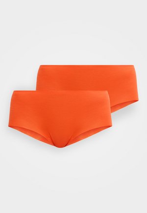 WOMEN INVISIBLE MINI 2 PACK - Boyshorts - flame red
