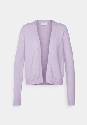 VIRIL SHORT CARDIGAN - Cardigan - pastel lilac melange