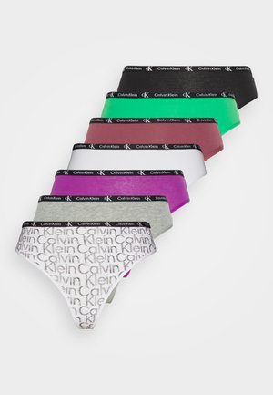 Calvin Klein Underwear THONG 7PK 1996 COTTON - String - multi-coloured