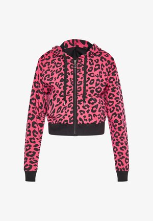CO-BRANDED WITH SWIRLY - Cipzáras pulóver - pink leo