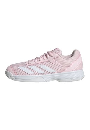 adidas Performance, COURTFLASH UNISEX - Kengät kaikille alustoille - distilled pink/ftwr white/ftwr white