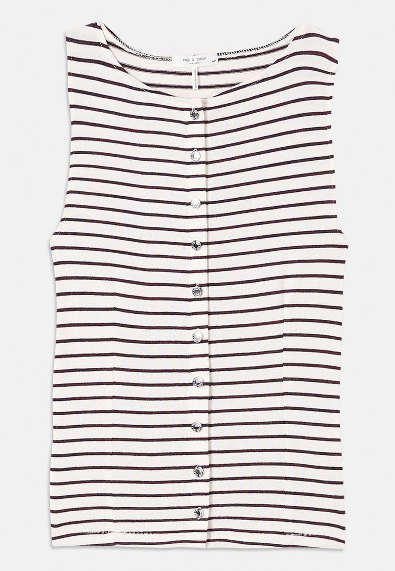 rag & bone Top donkerrood