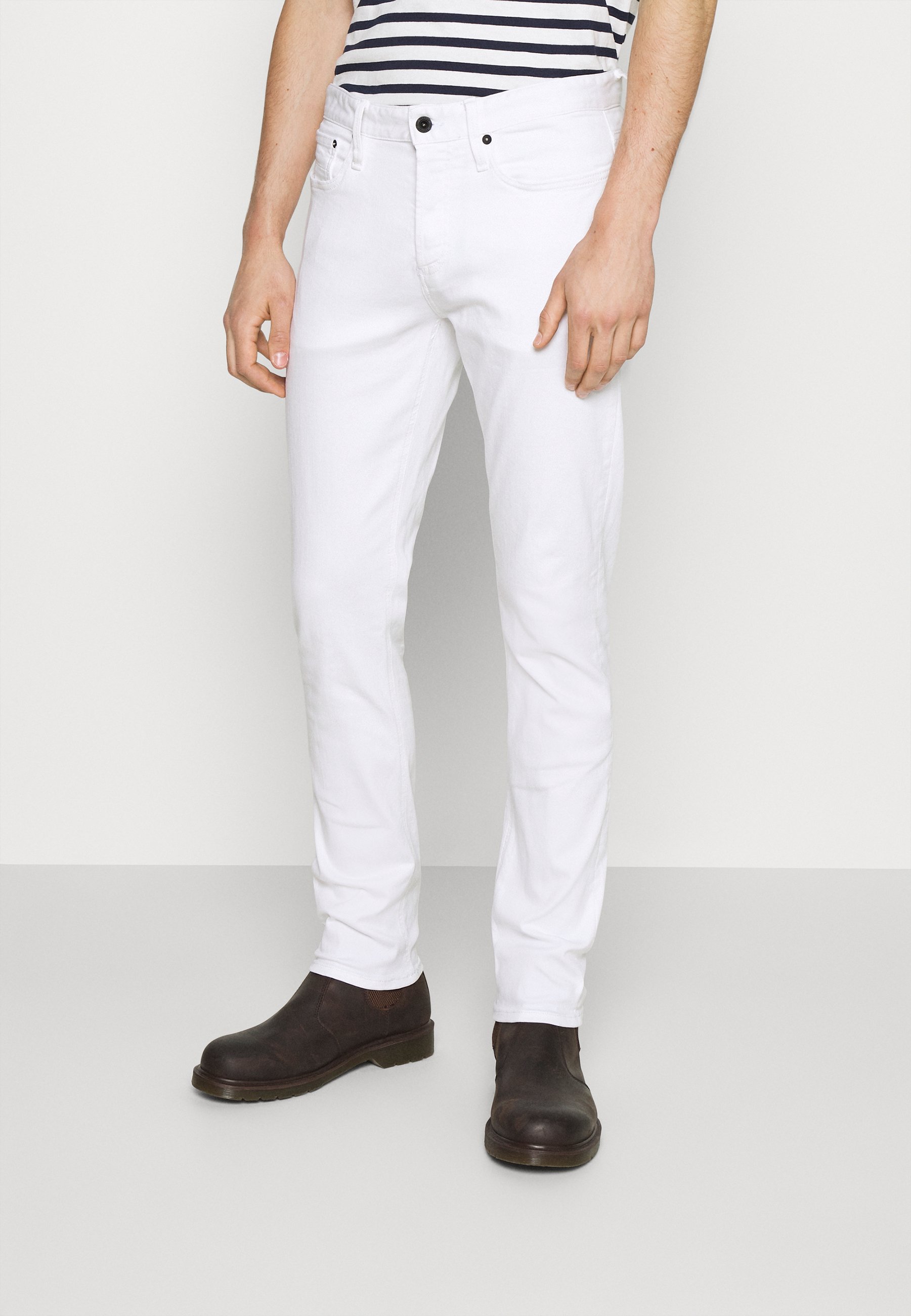 Denham Skinny+ SWS Dames Jeans in Wit | Bloom Fashion