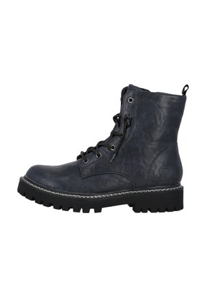 Platform ankle boots - dunkelblau