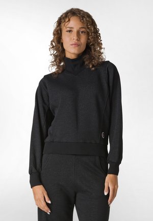 HIGH NECK COMFORT - Felpa - black