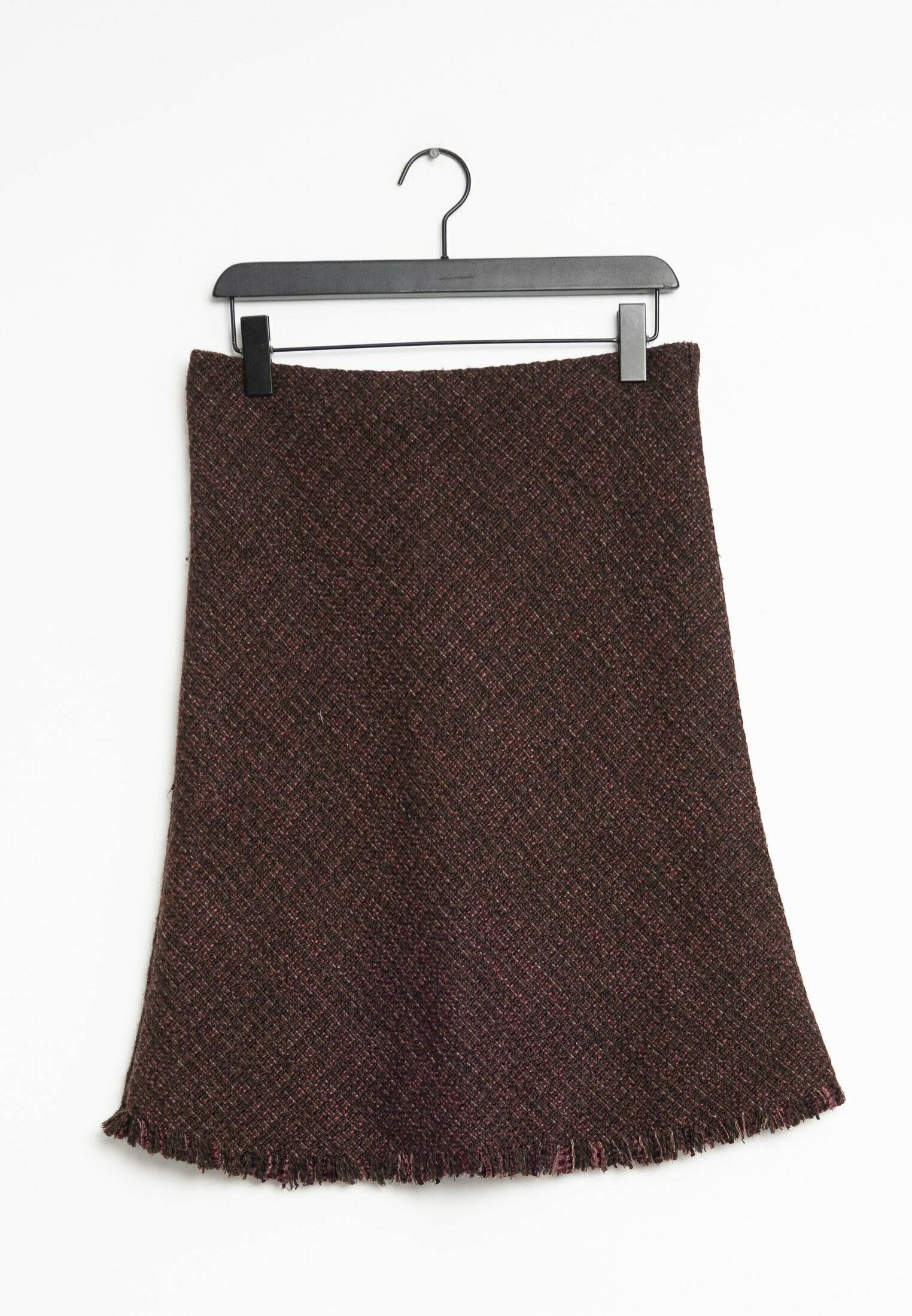 Jupe Midi Rouge Marks And Spencer Taille 12, Ligne A, Légère