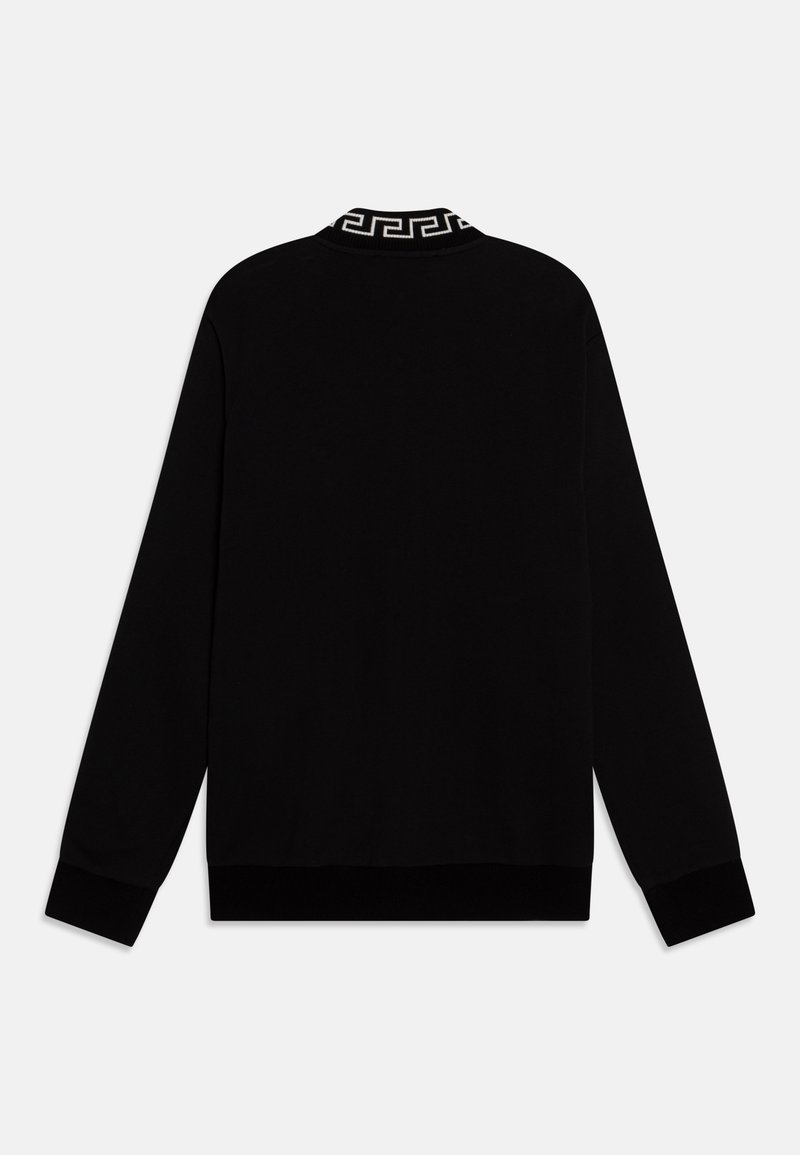 Versace MEDUSA CONTRASTO UNISEX Felpa con zip nero/bianco/nero