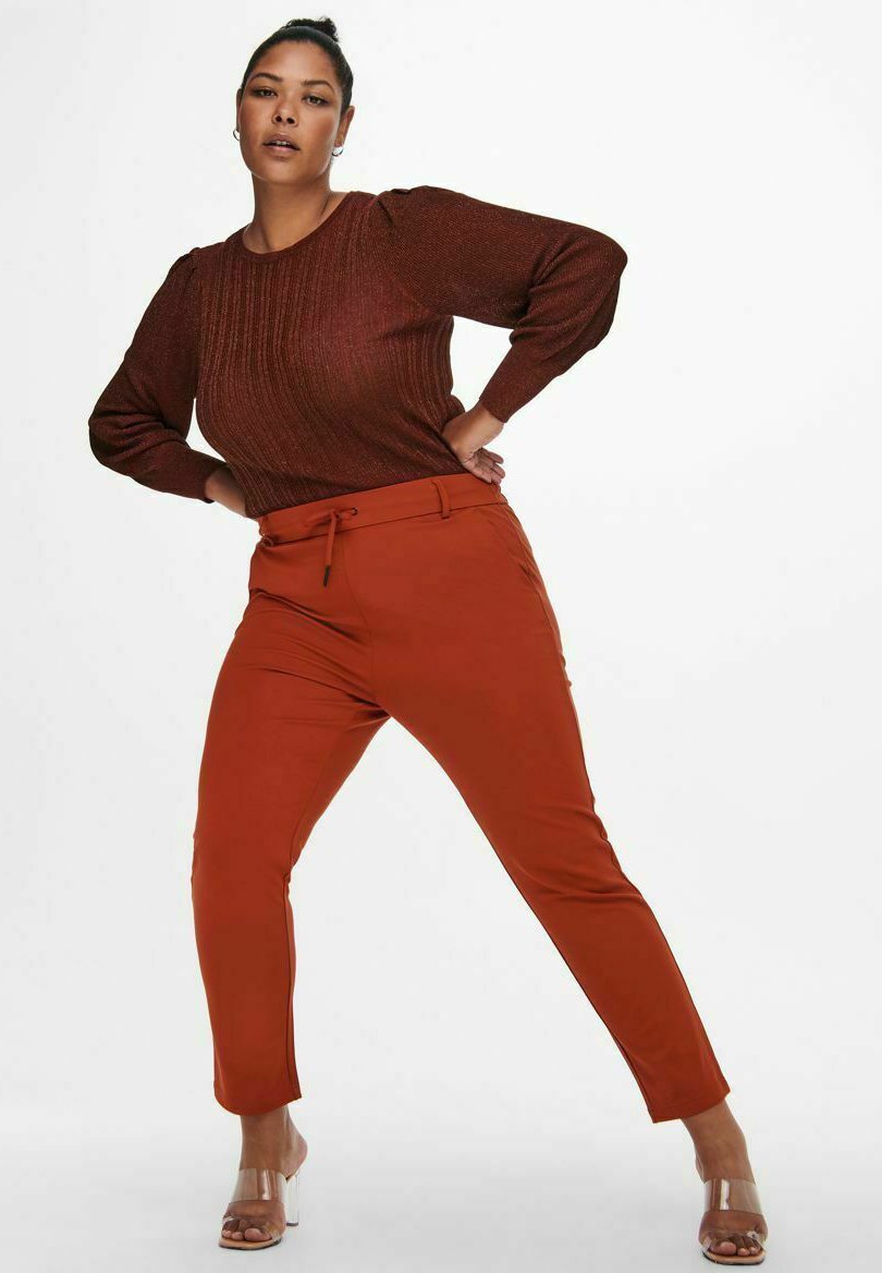 ONLY Carmakoma EINFARBIGE CURVY - Pantaloni sportivi - burnt henna/ocra -  Zalando