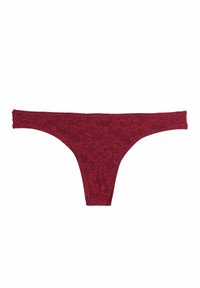 Unselected, burgundy floral