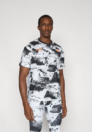 UFC ZENIT FIGHT WEEK MENS  - Športne majice - black/white/orange