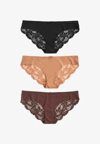 Unselected, black chocolate brown tan brown