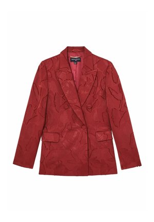 Reiss, REGULAR FIT - ATELIER OTTELIE ATELIER JACQUARD DOUBLE-BREASTED BLAZER . - Blazer - red