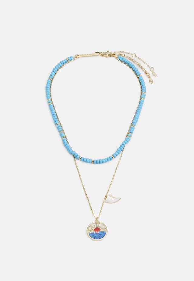 HORIZON CHARM LAYERED NECKLACE - Collana - gold-coloured