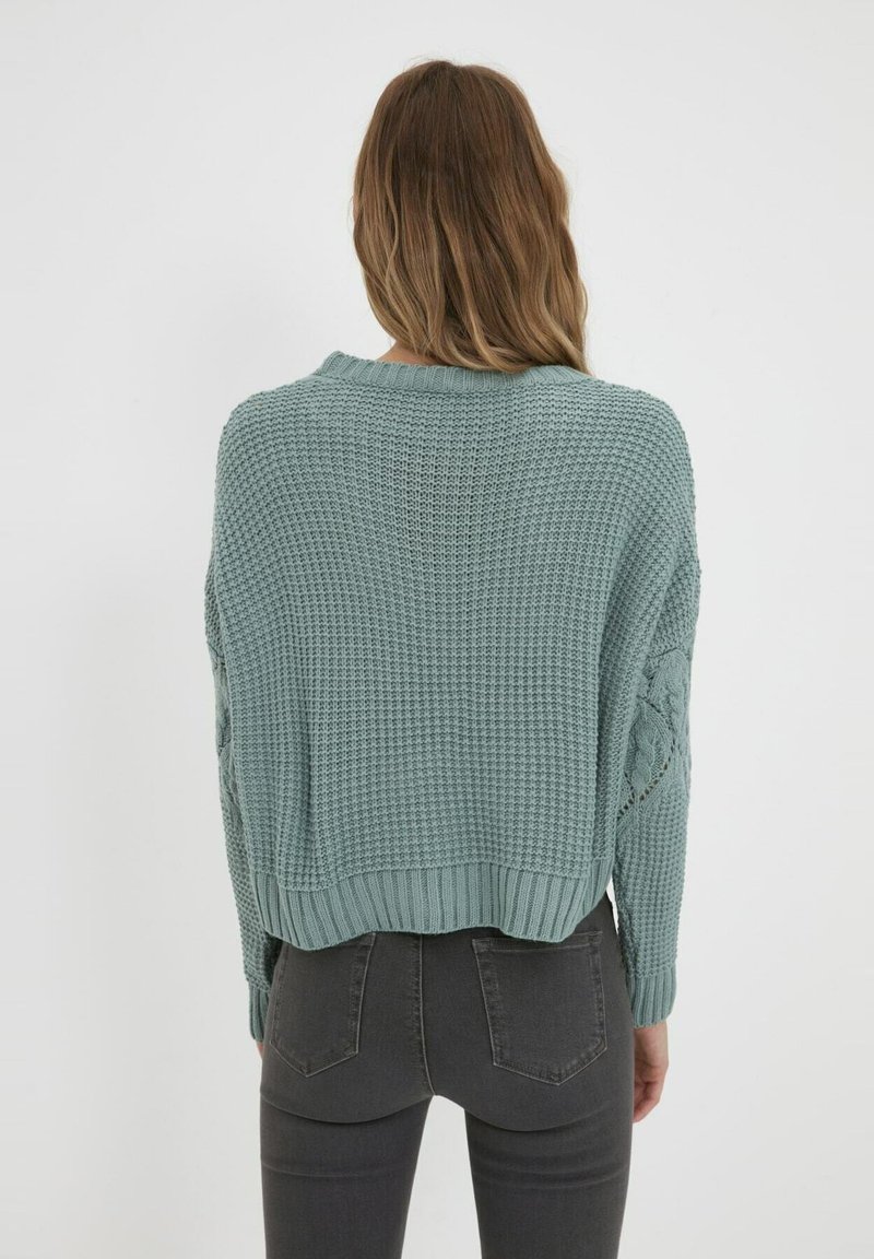 Damen Strickjacken | Trendyol Strickpullover blue/blau - XN69718 Damen Strickjacken | Trendyol Strickpullover blue/blau - XN69718