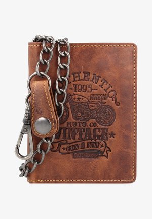 Greenburry Vintage Cafe Racer RFID - Wallet - braun