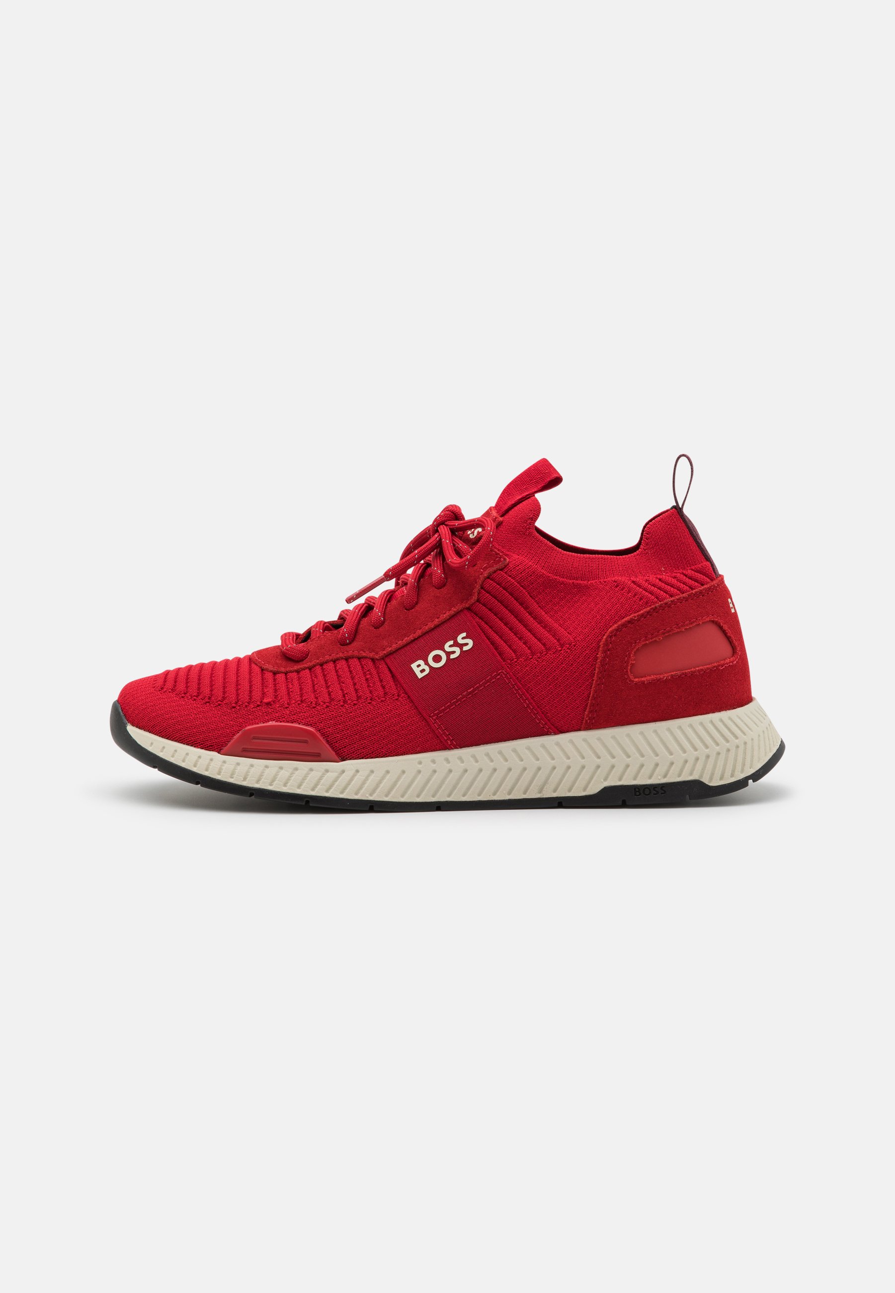 men's red designer trainers