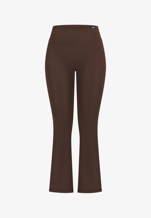 Smilodox SCHLAGLEGGINGS LOREEN HIGH WAIST SEAMLESS - Strømpebukser - braun