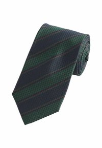 Next REGULAR DESIGN - Cravate - forest green stripe