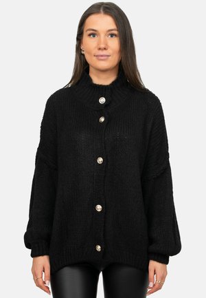MIT KNÖPFEN - Cardigan - schwarz