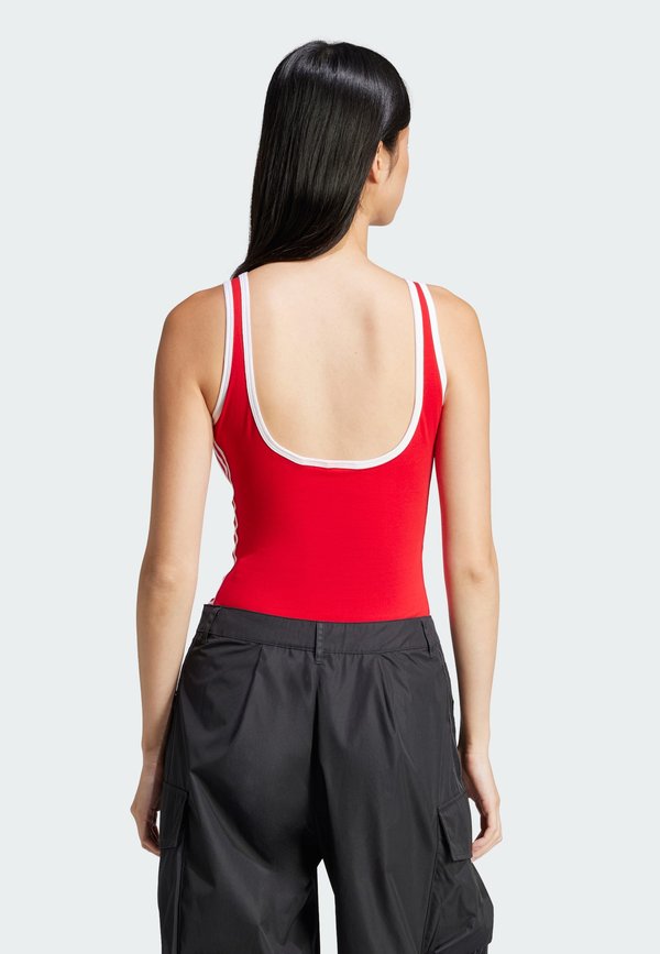 ADICOLOR 3-STRIPES BODYSUIT - Top - better scarlet4