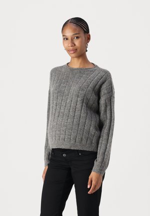 VMMWILLA O NECK PULLOVER - Trui - medium grey