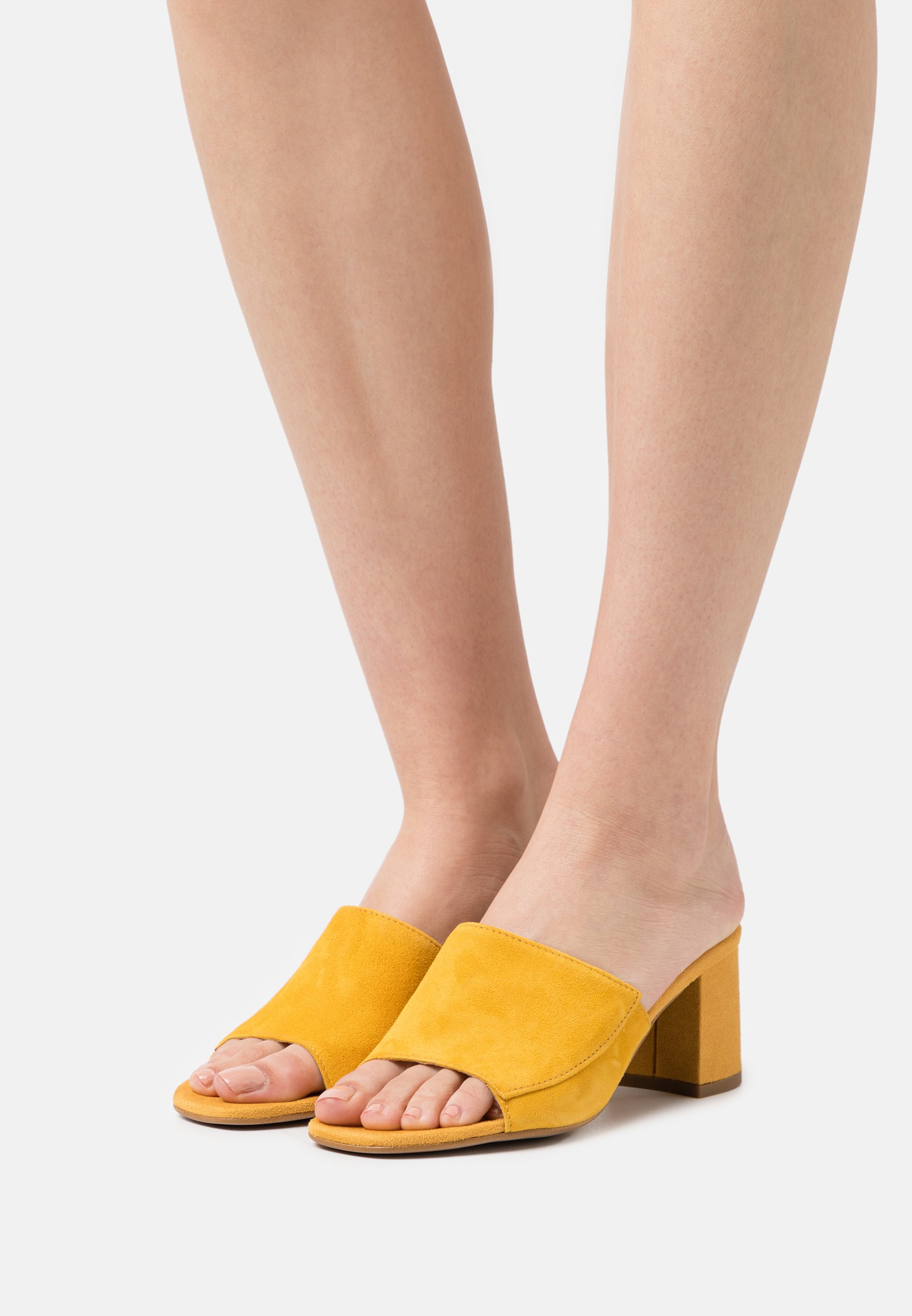Tamaris Muiltjes met hak - yellow/geel - Zalando.be