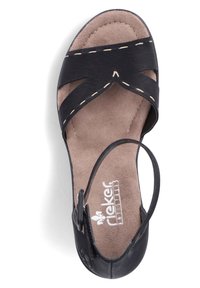Rieker Sandalen met hoge hak - schwarz