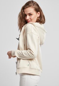 Urban Classics TERRY ZIP - Felpa con zip - beige