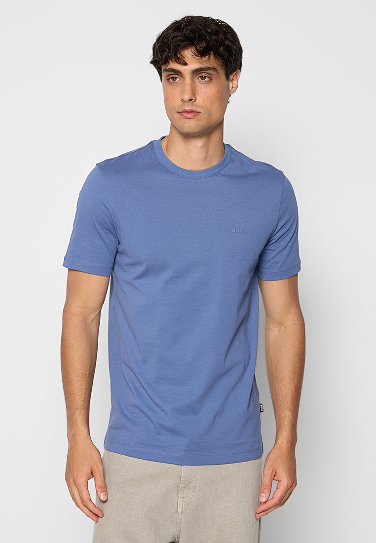 Boss T-shirt basic blauw
