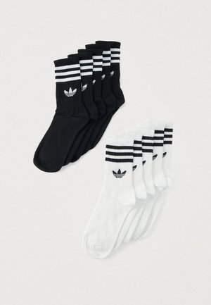 adidas Originals UNISEX 10 PACK - Ponožky - white/black