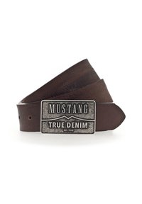 Mustang Gürtel - dunkelbraun