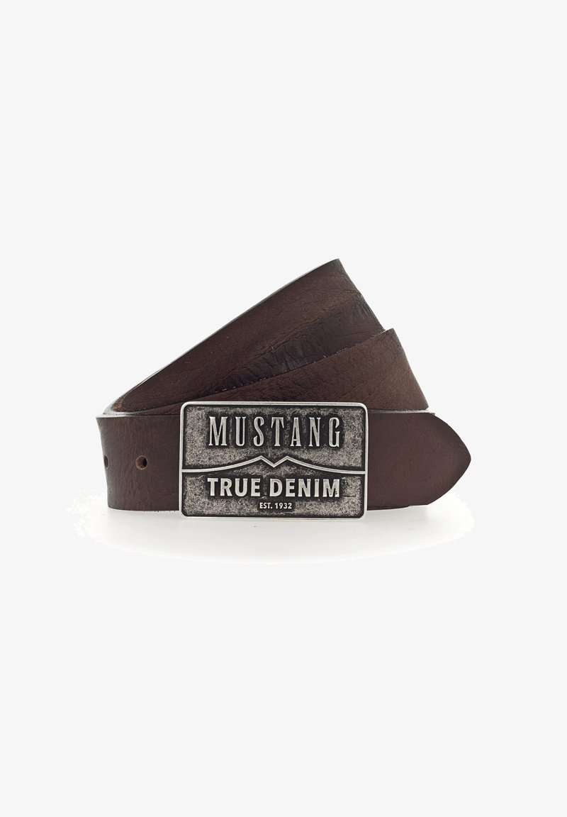 Mustang Gürtel - dunkelbraun
