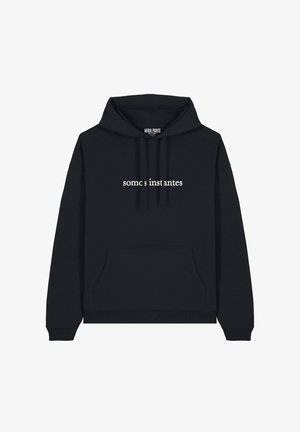 SOMOS INSTANTES EMBROIDERY UNISEX - Sweat à capuche - black