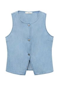 BUTTONED - Bodywarmer - light blue