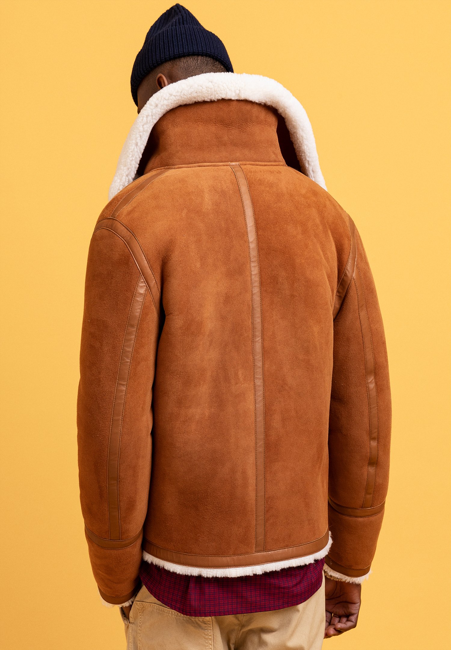 gant shearling jacket