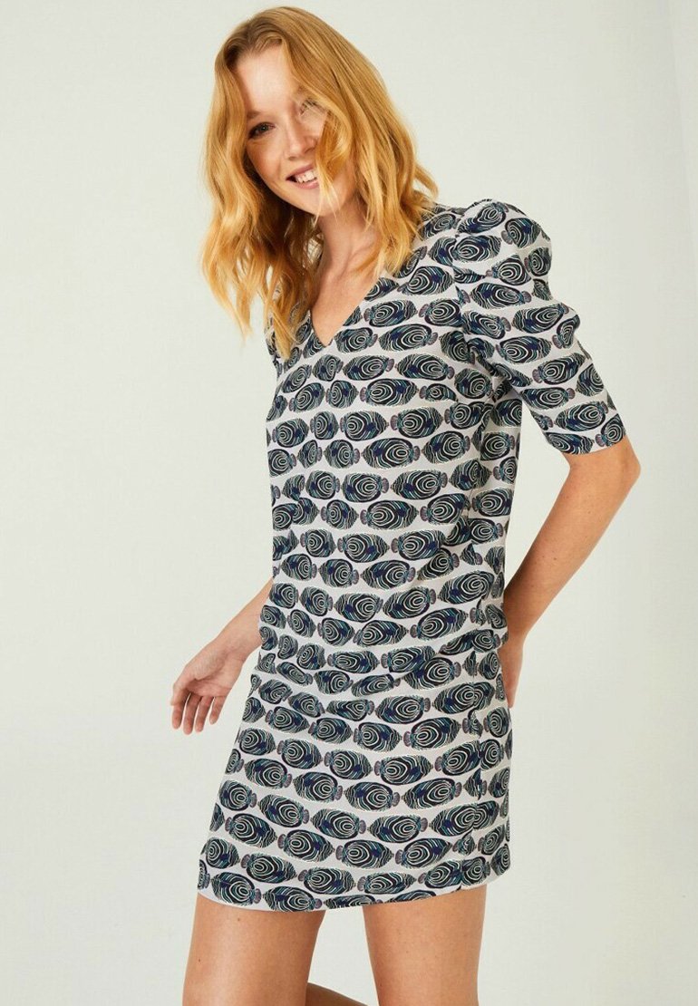 DOLORES PROMESAS PAZ M C ESCOTE PICO Vestito casual malva