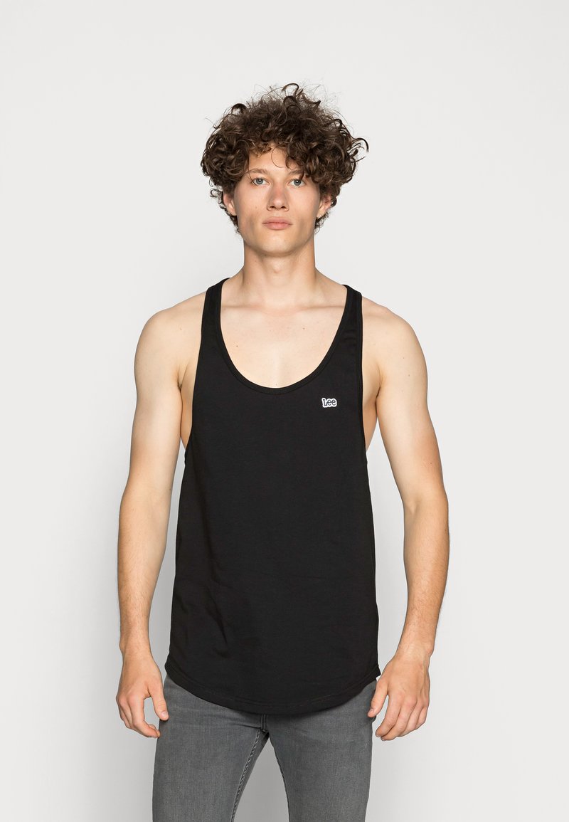 Lee - LOOSE TANK - Linne - black, Förstora