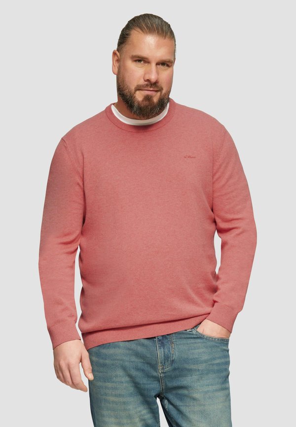 Strickpullover - pfirsich