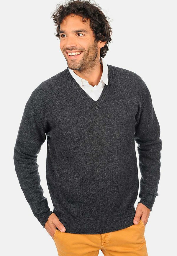 Strickpullover - charcoal marl