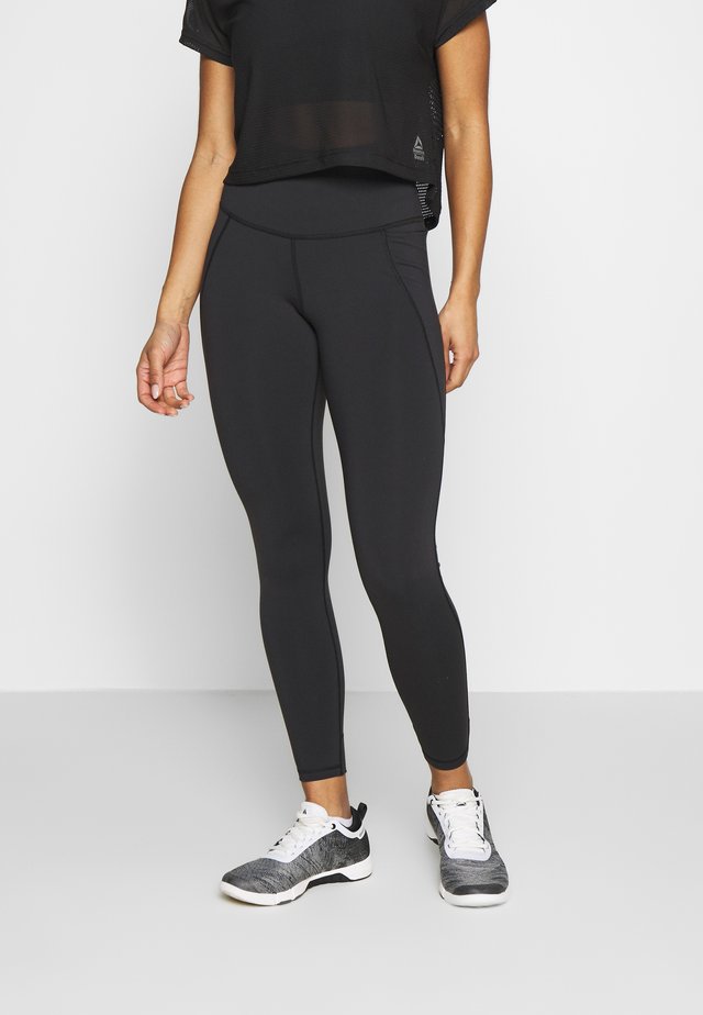 LUX HIGHRISE - Tights - black