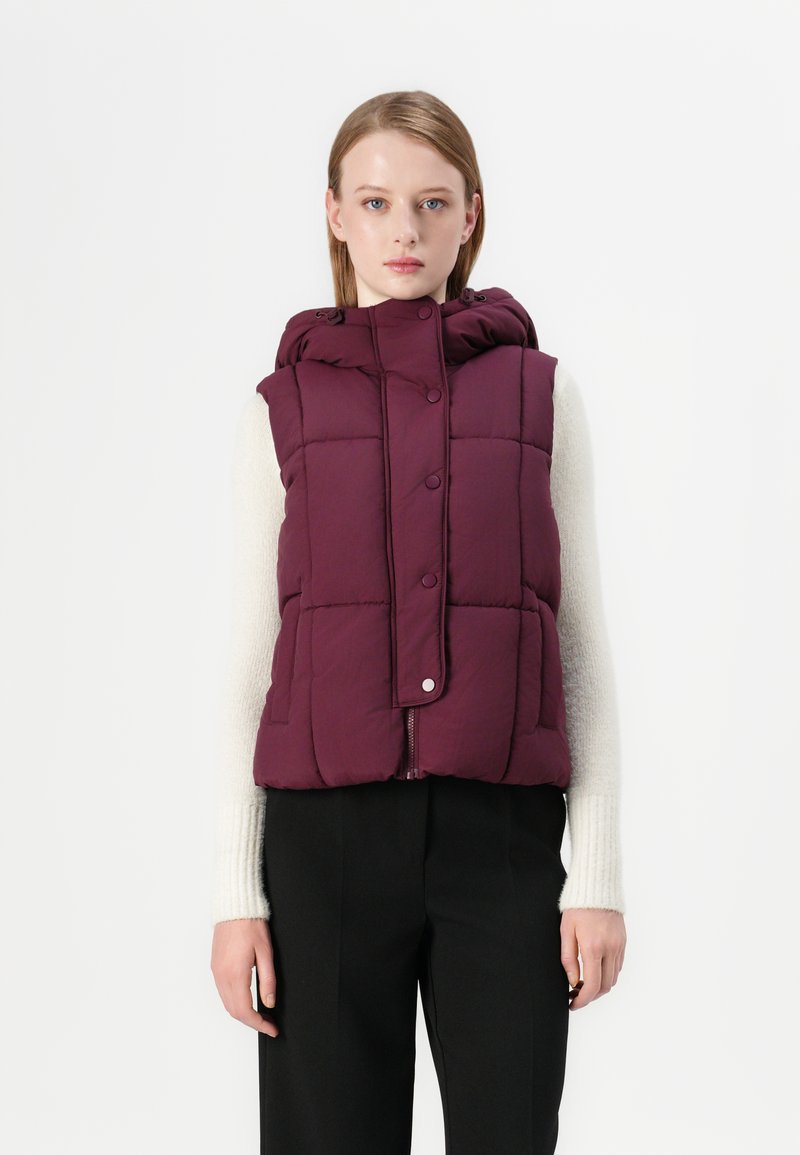 JDY JDYWONDER SHORT HOOD - Liemenė - fig
